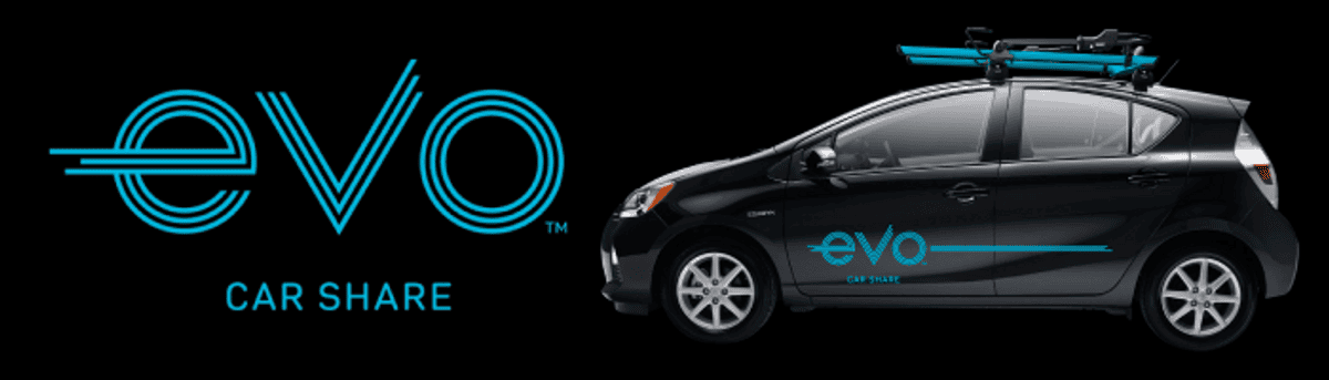 Evo Car Sharing Service Logo